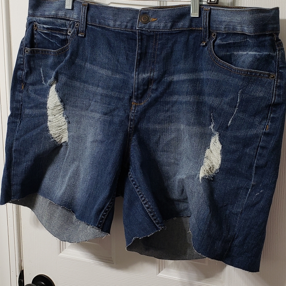 Boutique Boyfriend Denim Shorts